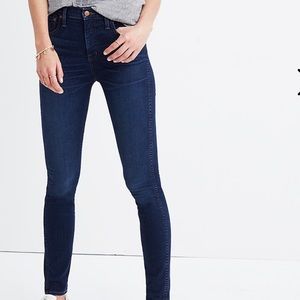 Madewell 10 inch high waisted skinny jeans